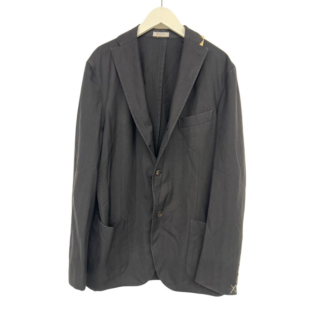$1495 NEW NWT Boglioli Sz 40 black 2-button unlined wool suit jacket blazer